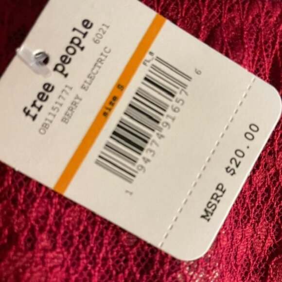 Free People Berry Electric Tameeka H/W Undie SMALL - Picture 6 of 7